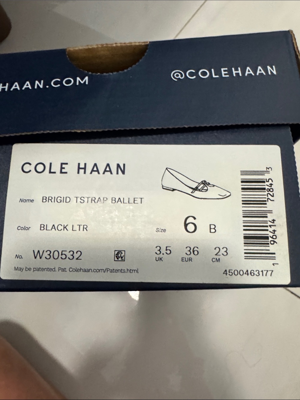 Cole Haan Black and Cream Leather Mary Jane Loafers - Picture 2 of 4